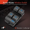 thumbnail image 3 of A-Premium Master Power Window Switch Compatible with Buick Lacrosse 2010-2016, Allure 2010, Front Left Driver Side, Replace# 25964262, 25964263, 3 of 8