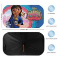 thumbnail image 2 of Mira: Detective Real Sombrilla Solar para Auto - Protector de Parabrisas Plegable | Cortina Solar Delantero | Bloqueo UV y Aislamiento de Calor 133x73cm, 2 of 6