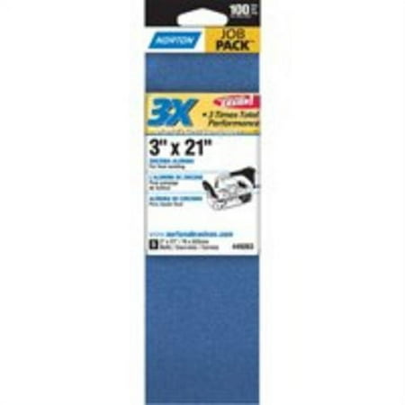 

Norton 07660749263 3X Power Sanding Belt 3 x21 Each