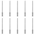 thumbnail image 2 of 10Pcs Tournevis Bit Électrique 3mm Hexadécimal Solide Durci Outil à Main S1/4 100mm, 2 of 8