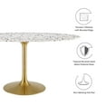 thumbnail image 4 of Lippa 60" Oval Terrazzo Dining Table, 4 of 6