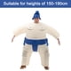 thumbnail image 2 of Traje inflable de sumo japonés para niños y adultos, traje inflable de dibujos animados, ropa de lucha de sumo multicolor, 2 of 5