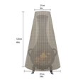 thumbnail image 4 of Protector impermeable antipolvo para jardín, cubierta para parrilla, protección contra la lluvia, resistente a los rayos UV para cocinar al aire libre, resistente al agua, 4 of 5