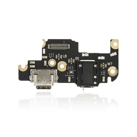 Replacement Charging Port Flex Cable With Headphone Jack Compatible For Motorola Moto G 5G (XT2113-3 / 2020) / One 5G Ace (XT2113-1/2 / 2021)