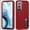 Red+Black, variant on for Galaxy S22 Case Kickstand Durable 3-Layer Military Grade Protective Cover Hybrid Silicone Heavy Duty Rugged Shockproof Screen Lip Raised Protection for Samsung Galaxy S22 Case,
Darkblue+Mint