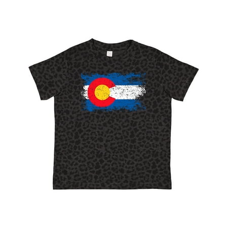 

Inktastic Colorado Flag Distressed Look Gift Toddler Boy or Toddler Girl T-Shirt