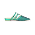 thumbnail image 3 of BLISSFUL STEP Women's Glitter Pointy Toe Flats Mules, 3 of 7
