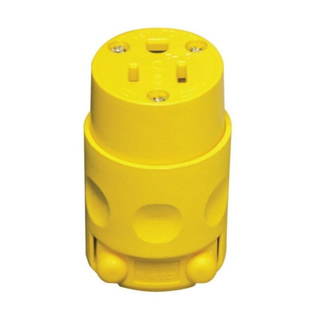 Leviton C20-515CV-000 PVC Connector, 15 Amp, 125 Volt