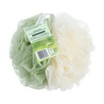 EcoTools 2in1 Bath Pouf for WholeBody Cleansing, Green & Cream