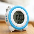 thumbnail image 1 of Loud Bed Alarm Clock, Alarm Clocks For Heavy Sleepers Or Hearing Impaired, Dull Alarm Clock With Adjustable Dimmer And Volume, Snooze, Blue, 1 of 4