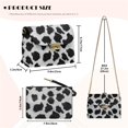 thumbnail image 6 of TSOVTHRID Classic Milk Cow Print Small Crossbody Bag Women's Crossbody Purse PU Leather Crossover Shoulder Bag Cross Body Handbags with Small Shoulder Purses, 6 of 7