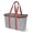 Rose Herringbone, variant on CleverMade Collapsible Canvas Tote Bag, 8 Gal, Pretty in Peony