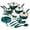 Green, variant on Tramontina Ceramaware 20-Piece Ceramic Nonstick Cookware Set , Green