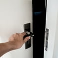 thumbnail image 5 of Uxcell 133mm x 40mm 201 Stainless Steel Door Latch Deadbolt Strike Plate, Silver, 5 of 6