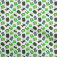 thumbnail image 1 of oneOone Viscose Chiffon Light Green Fabric Travel Sewing Material Print Fabric By The Yard 42 Inch Wide, 1 of 4