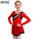 thumbnail image 2 of Niños Niñas Glitter Rhinestone empalme malla Ballet Tutu falda leotardo gimnasia rítmica patinaje artístico traje de baile lírico, 2 of 5