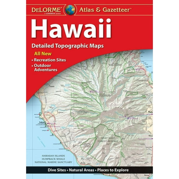 Delorme Atlas & Gazetteer: Hawaii, (Paperback)