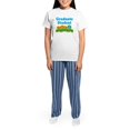 thumbnail image 4 of CafePress - Graduate Student Extraordinaire Women's Light Paja - Women's Short Sleeve Print T-Shirt and Pants Light Cotton Pajama Set, 4 of 7