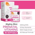 thumbnail image 3 of Zahler Mighty Mini Prenatal Vitamin with DHA & Folate, 90 Softgels, Multivitamins for Women, Prenatal Support, Pregnancy Vitamins, 3 of 7