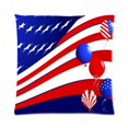 thumbnail image 1 of RYLABLUE America Flag And Balloon Picture Zippered Throw Pillow Cover Cushion Case 16x16 inches Two Sides Printing, 1 of 1