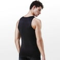 thumbnail image 2 of Men‘s Compression Shirt Slimming Short Sleeve Baselayer Body Shaper Workout T-Shirt Cool Dry Shapewear Undershirt, 2 of 6