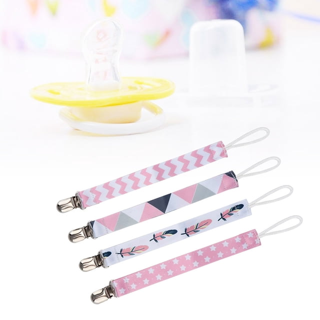 Clips para chupete de bebé, 4 piezas Clip para chupete de bebé Clips para chupete Clip para chupete elaborado por expertos