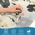 thumbnail image 5 of Yayeee Kitchen Curtains Set of 2 Light Filtering 57"x24" Over Sink Window Panels, Small Black Flowers, 5 of 7
