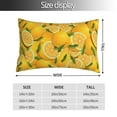 thumbnail image 4 of Disketp Pillow Covers Yellow Limes Pattern Throw Pillow Case Cushion Covers,Cushion For Bedroom,Couch,Home-14"X20", 4 of 8