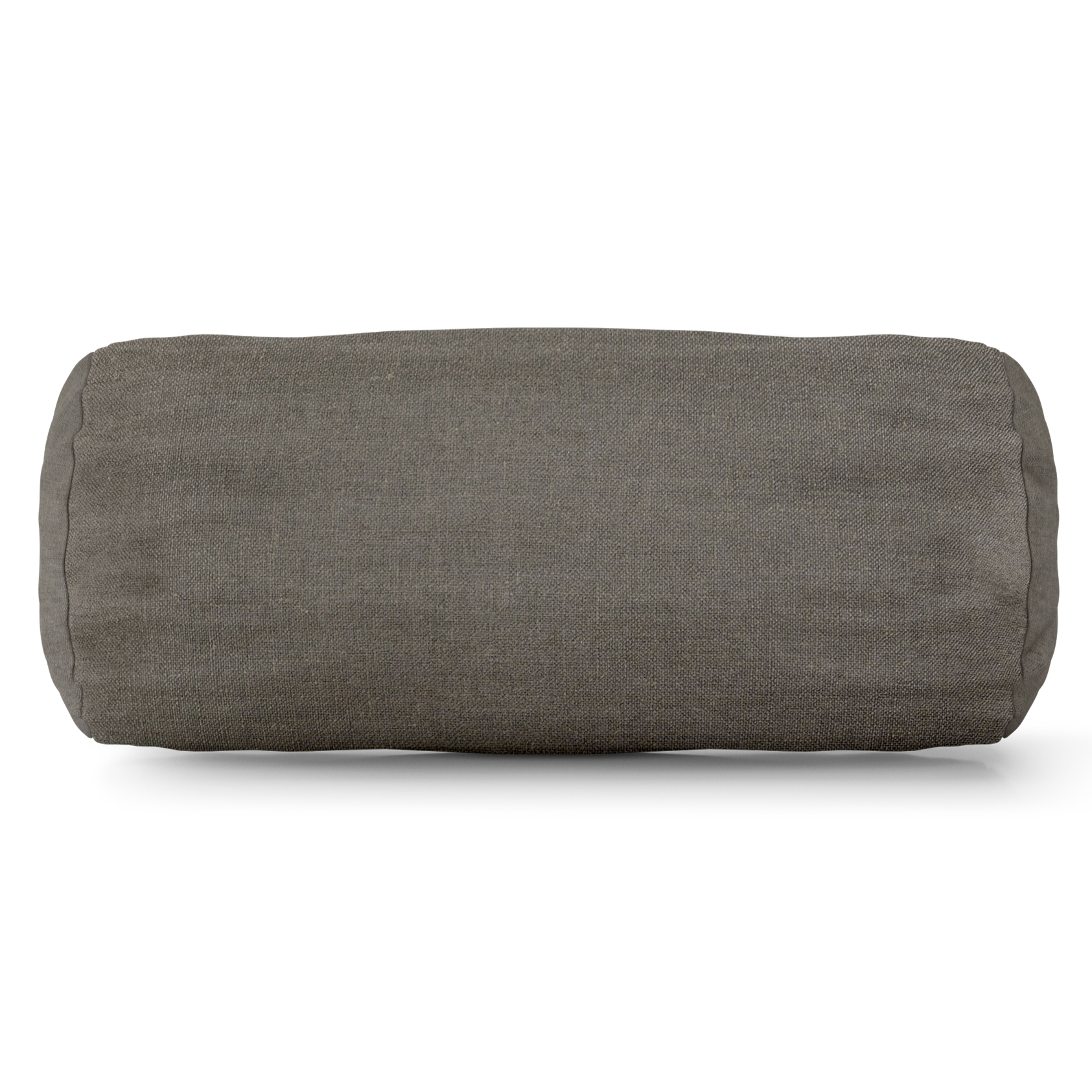 Majestic Home Goods Indoor Gray Wales Round Bolster Decorative Throw