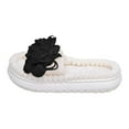 thumbnail image 2 of KANG Cozy Floral Slippers Comfortable Open Toe Fuzzy Home Slippers For Warmth And Relaxation, 2 of 9