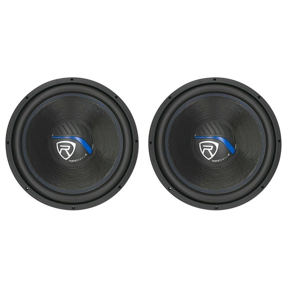 (2) Rockville K5 W15K5S4 15" 2000 Watt 4 Ohm Car Audio Subwoofers CEA Rated Subs