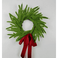thumbnail image 6 of Christmas Wreaths with Red Bow for Front Door 11.8Inch Real Touch Artificial Norfolk Pine Wreath Xmas Reefs Christmas Decorations Greenery Garland for Wall Fireplace Farmhouse Indoor Outdoor Decor, 6 of 8