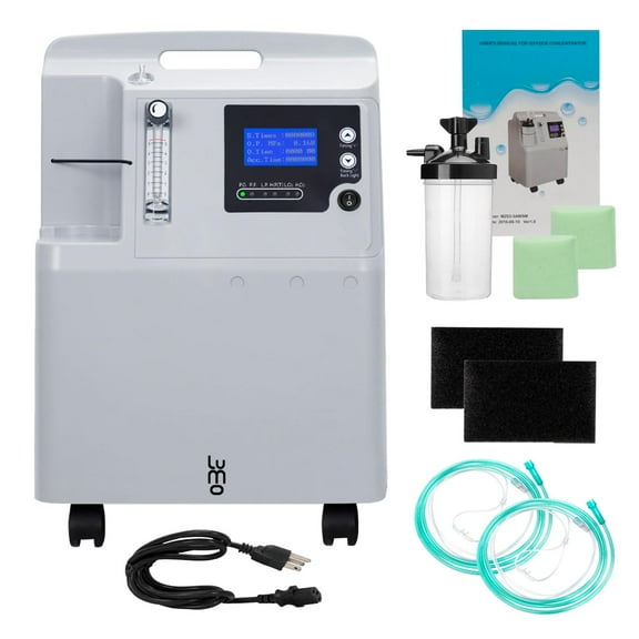 Concentrador De Oxigeno Portatil Grado Hospitalario 5 Litros By LONGFIAN