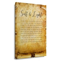 Matthew 5 13-16 Wall Art Bible Verse Wall Art Decorations Artwork Canvas Pictures Wall Prints For Bedroom Framed 20x30 in