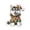 A, variant on Christmas Ornaments, 2D Acrylic Dog Pendants, Flat Printed Tree Decor for Holiday Home and Car Displays