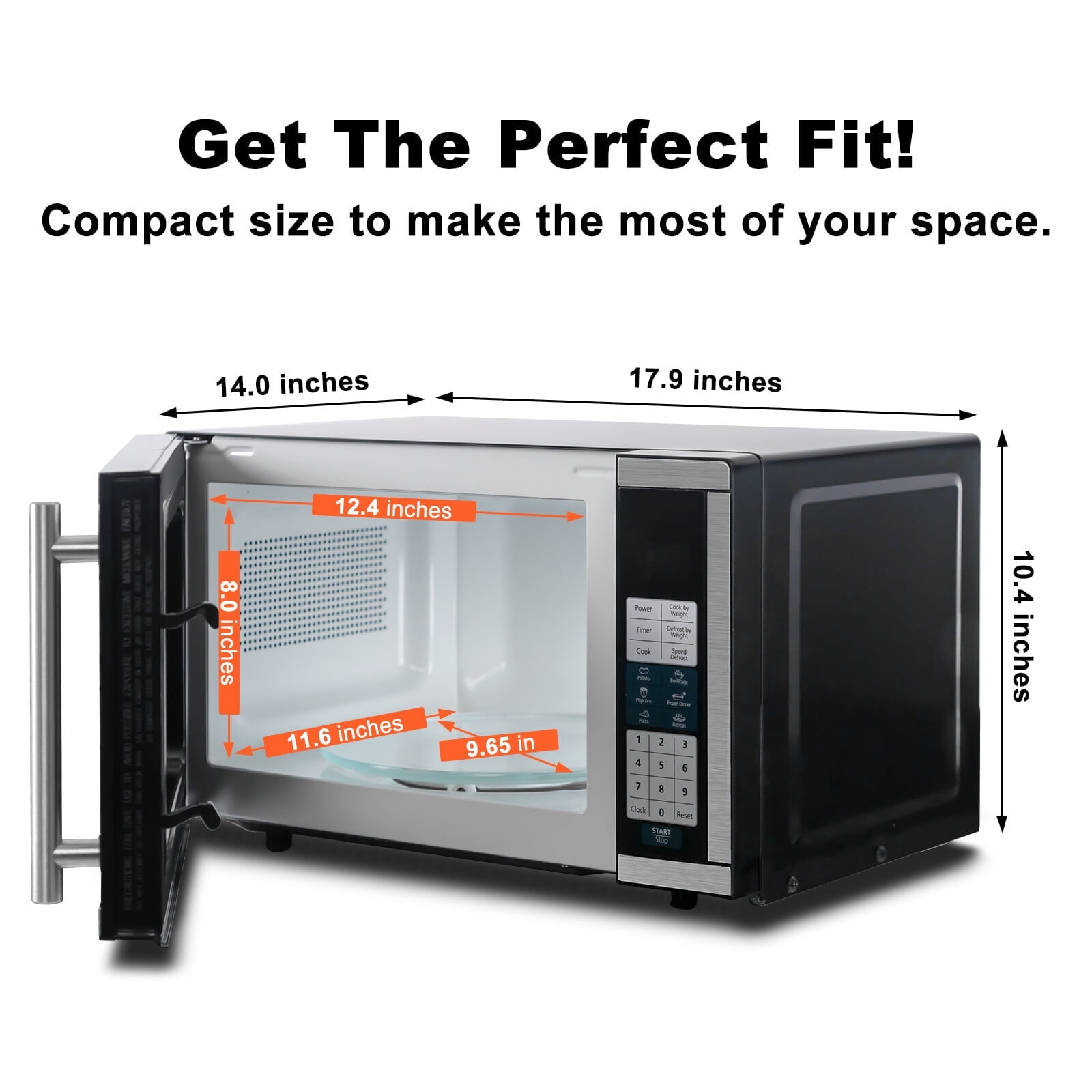 Galanz 3-in-1 Air Fryer Oven Combo, 900 Watts, 0.9 Cu ft