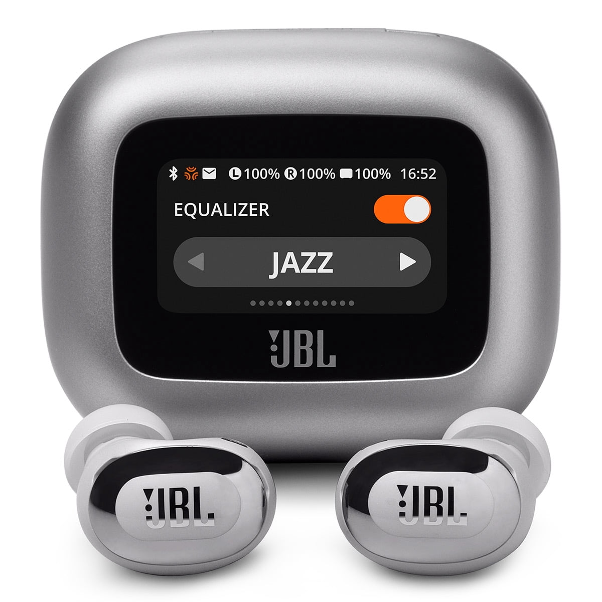 JBL Live Buds 3 True Wireless Noise Cancelling Earbud Bundle with gSport Case (Silver)