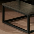 thumbnail image 3 of Kings Brand Furniture Axel 2-Step Step Stool – Lightweight, Durable & Modern Design Wooden Steps & Metal Frame (Black), 3 of 4