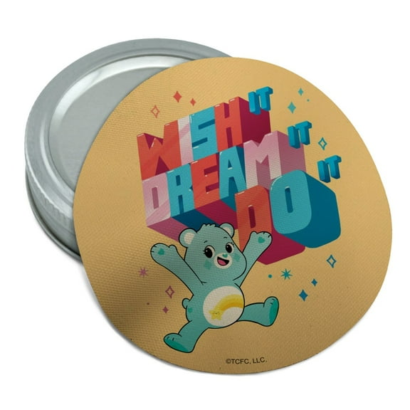 Care Bears: Unlock the Magic Wish It Round Rubber Non-Slip Jar Gripper Lid Opener
