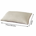 thumbnail image 3 of Dyegold Cooling Gel Memory Foam Pillowcase 48x74cm Breathable Ice Silk Fabric Washable Removable for Hot Sleepers Night Sweats, 3 of 6