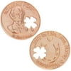 50 My Lucky Copper Penny with Heart Lucky in Life, Love Money Pack of 50
