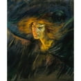 thumbnail image 3 of Alice Pike Barney 20x23 Black Modern Framed Museum Art Print Titled - Lucifer (Natalie Clifford Barney) (1902), 3 of 5