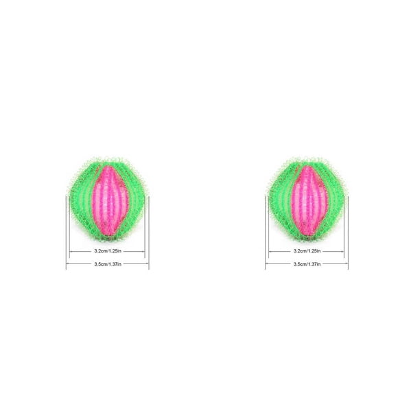 Matsuzay Bola de lavandería de Color aleatorio, ropa interior, lavadoras, bolas, eliminador de pelusas para el cabello, 12 Uds. 12 piezas 2piezas Matsuzay CBP262175
