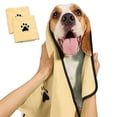 thumbnail image 1 of 2 toallas de baño para mascotas, toallas de baño para mascotas de microfibra gruesa, absorbentes para mascotas, toallas de secado rápido para perros y gatos, 1 of 6