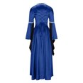 thumbnail image 5 of UPPADA Womens Gothic Costumes Long Sleeve Victorian Dresses Plus Size Corset Dress Maxi Flowy Dress Party Cocktail Dress Lace Up Masquerade Dress Cute Ball Gowns Clearance, 5 of 7
