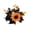 E001- Style A, variant on Halloween Outdoor Decorations, Fall Outdoor Decorations, Autumn Decorations, 12 Inch Sunflower Maple Leaf Candle Wreath, Gothic Themed Artificial Candle Holder Wreath for Porch,