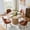 Light Knotty Oak, variant on KeyWhat Fluted Round Dining Table for 4–6, 47" Modern Kitchen Table with Solid Wood Cylindrical Base for Kitchen Living Room, Natural Oak