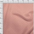 thumbnail image 3 of oneOone Cotton Silk Red Fabric Asian Block Craft Projects Decor Fabric Printed By The Yard 42 Inch Wide, 3 of 4