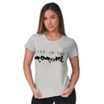 thumbnail image 3 of Live in Moment Inspirational Positive Womens Fitted Plus Size Graphic Tee Brisco Brands 3X, 3 of 5