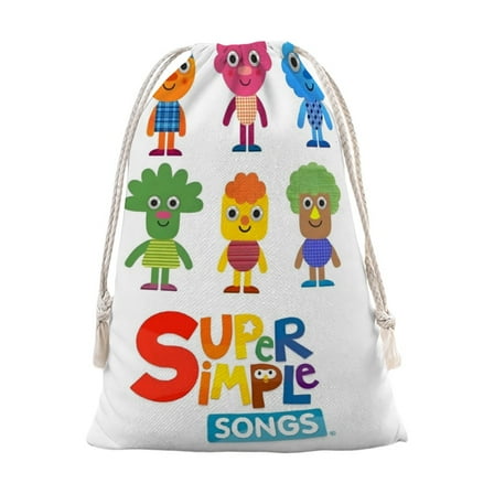 Super Simple Song Pattern Christmas Bunch Pocket 13.8 * 17.7 in